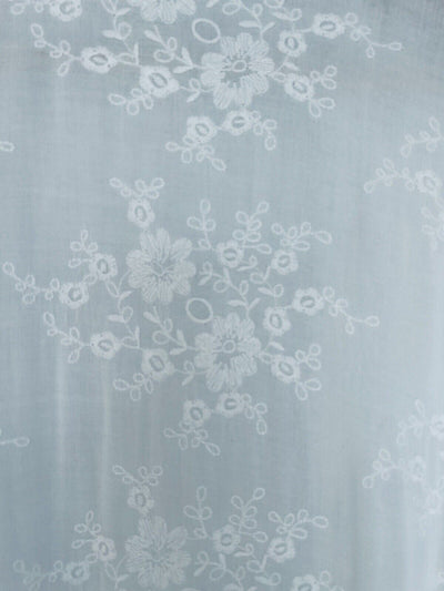 IN BLOOM by Jonquil Tie Wrap Kimono Robe White Floral Embroidered Fairy Boho