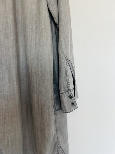 Philosophy Gray Chambray Shirt Dress Size Medium