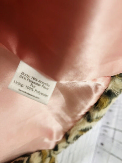 HANNA ANDERSSON Vest  Leopard Faux Fur Animal Print Sz 10 Girls