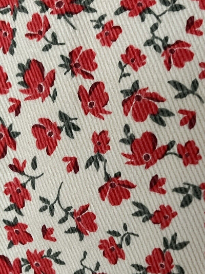 BILLABONG Floral Denim Mini Skirt Sz 30W 90s 2Yk Boho