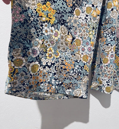 WILD FABLE Floral Daisy Jumpsuit Jumper Sz S Wide Leg Romper Boho Hippie