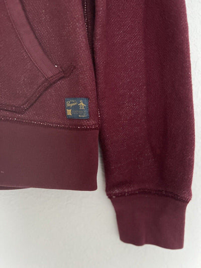 PENGUIN Munsingwear Full Zip Jacket Sz M Hoodie Sweatshirt Pockets