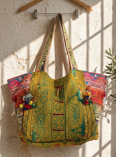 Marigold Grove Embroidered Tote