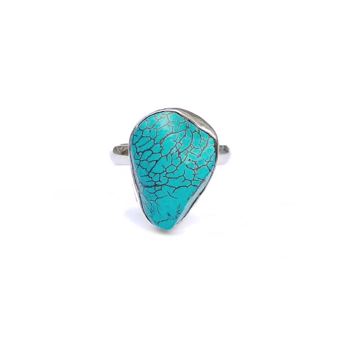 Boho Style Sterling Silver Rings Turquoise Freya Branwyn Como Ring Signature 