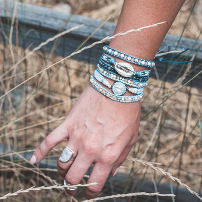 Miyuki Shell Bracelet-Bracelet-Freya Branwyn