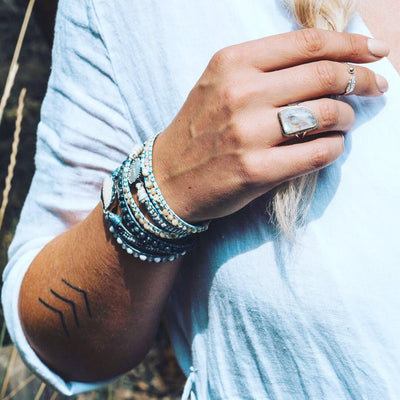 Miyuki Shell Bracelet-Bracelet-Freya Branwyn