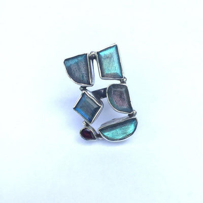 Branwyn Labradorite Ring-Rings-Freya Branwyn