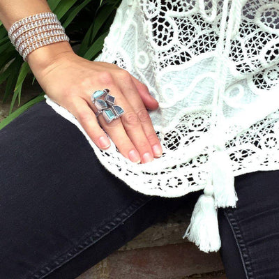 Branwyn Labradorite Ring-Rings-Freya Branwyn