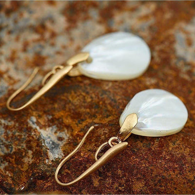 Island Drop Earrings-Earrings-Freya Branwyn