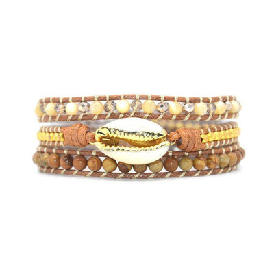 Keiju Shell Bracelet-Bracelet-Freya Branwyn