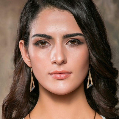 Tria Geometric Earrings-Earrings-Freya Branwyn