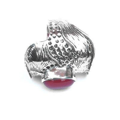 Vera Carnelian Ring-Rings-Freya Branwyn