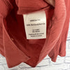 ELIANE ROSE Fairy Style Button Down Blouse Sz XL Bell Sleeves Neck Tie Boho