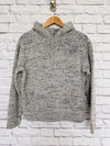 ABERCROMBIE & FITCH Warm Heavy Knit Sweater Sz S  Pullover Hood Pocket
