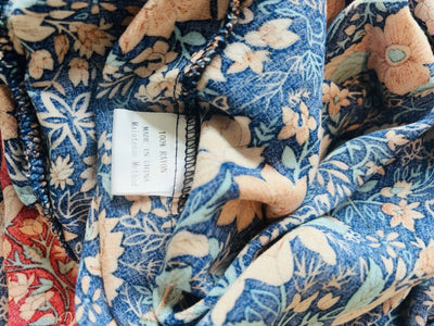 ZESICA Floral Maxi Wrap Dress Sz L Flutter Sleeves Tie Waist Boho Western