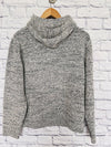 ABERCROMBIE & FITCH Warm Heavy Knit Sweater Sz S  Pullover Hood Pocket
