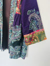 SOFT SURROUNDINGS 100% Soft Wool Jacket Sz L Cardigan Open Front Artsy