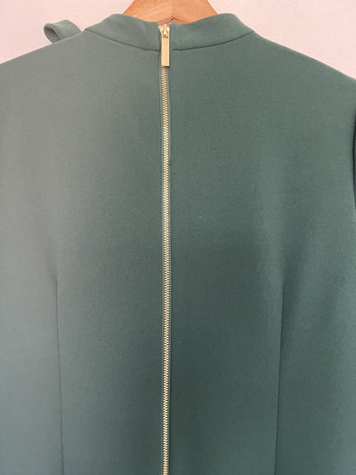 Calvin Klein Dresses Kathryn Long Sleeve A-Line Dress Sz 8P - Green