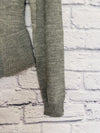 H&M DIVIDED Women’s Sweater Knit Lightweight Peplum Bottom Sz Small Gray