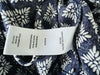 BEACH LUNCH LOUNGE Dress Sz XL Shoulder Tie Fit Flare Geometric Navy Travel Boho