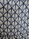 H&M Pattern Print Strapless Jumpsuit Sz 6 Blue Tie Waist Wide Leg