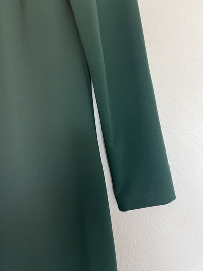 Calvin Klein Dresses Kathryn Long Sleeve A-Line Dress Sz 8P - Green