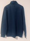 Magellan Mens Campfire Mock Sweater/Jacket Sz M Blue Pullover 1/4 Snap Outdoor