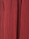 KNOX ROSE Burgundy Long Sleeve Dress Sz M Ruffle Tiered Boho Knee Smock Wrist