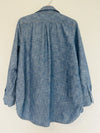 RALPH LAUREN Jeans Company Denim Shirt Sz L Classic Long Sleeve Pullover Boho