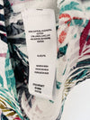 BEACHLUNCHLOUNGE Linen Blend Dress Sz XL Hawaiian Palm Tiered Botton Up Travel