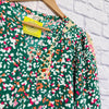 JODIFL Blouse Women's S Colorful Abstract Flowy Boho Hippie Artsy