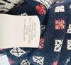 LUCKY BRAND Womens Argyle Long Sleeve Shirt Sz L Diamond Print Blouse Casual