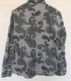 Brooks & Dunn Panhandle Western Shirt Sz XL Pearl Snaps Paisley Velvet Details