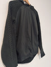 DOVER SADDLERY Equestrian Athens Jacket Sz S Gray Cable Knit Horse Riding Coat