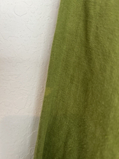 FLAX 100% Linen Women's Pullover Shirt Sz L Green Lagenlook
