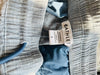 ATHLETA Cabo Linen Jogger Pants Sz 8 Drawstring Chambray Blue Nautical Boho