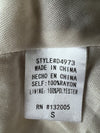 ENTRO NWT Tie Dye Tiered Tunic Dress Sz S Flowy Crochet Trim Lined Boho Western