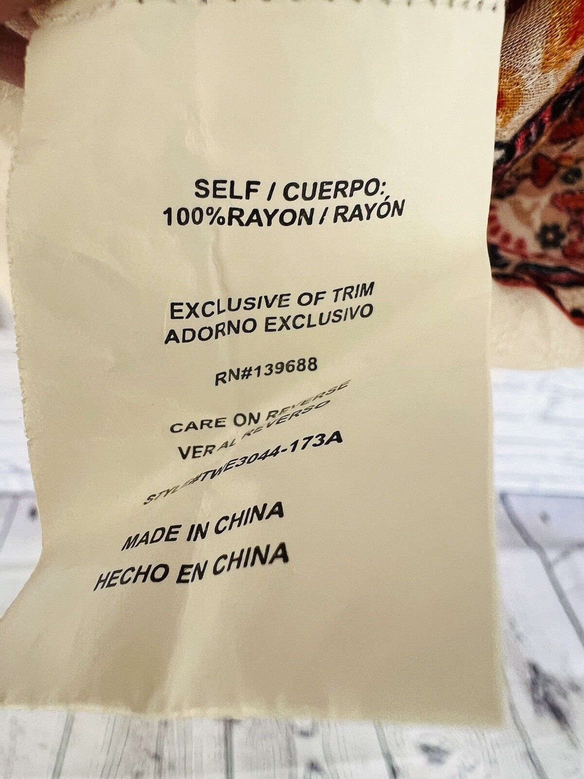 ALTAR’D STATE Womens Printed Blouse Button Up Sz S Tie Bottom Smocked Sleeve Top