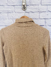ANN TAYLOR NWT Long Turtleneck Sweater Dress Sz PS Tan Soft Cozy Knit