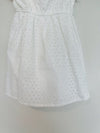 JANIE AND JACK Toddler Girl White Summer Dress Sz 7 Easter Formal Wedding