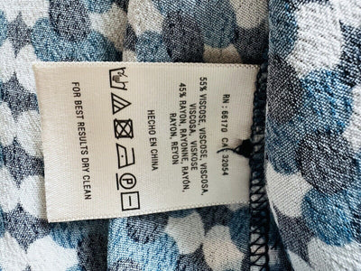 MAEVE Anthropologie Mod Retro Tunic Dress Sz 8 Geometric Print Long Sleeve