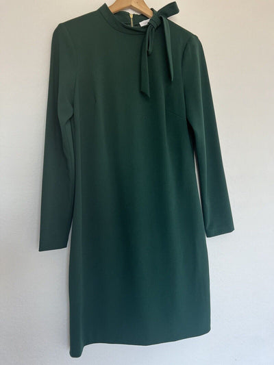 Calvin Klein Dresses Kathryn Long Sleeve A-Line Dress Sz 8P - Green