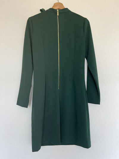 Calvin Klein Dresses Kathryn Long Sleeve A-Line Dress Sz 8P - Green