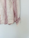TOMMY BAHAMA Shirt Mens Sz M Relax Striped Long Sleeve Button Up 100% Linen