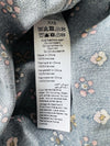 CITY CHIC Floral Tunic Dress Sz XXS Blue Balloon Sleeves Fairy Coquette Boho