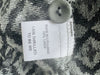 FLAX 100% Linen Jacket 2G Shifty Long Duster Gray/Silver Button Jacquard