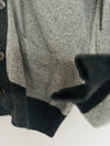 J. CREW Mens Gray Button Cardigan Sz S Cashmere Blend Pockets Grandpa Sweater