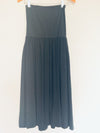 UNBRANDED Womens Black Stretch Strapless Dress Thick Quality Material