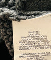 ARMANI EXCHANGE Knitted Short Sleeve Cardigan Sz S Cable Knit Collar Open Front