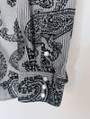 Brooks & Dunn Panhandle Western Shirt Sz XL Pearl Snaps Paisley Velvet Details